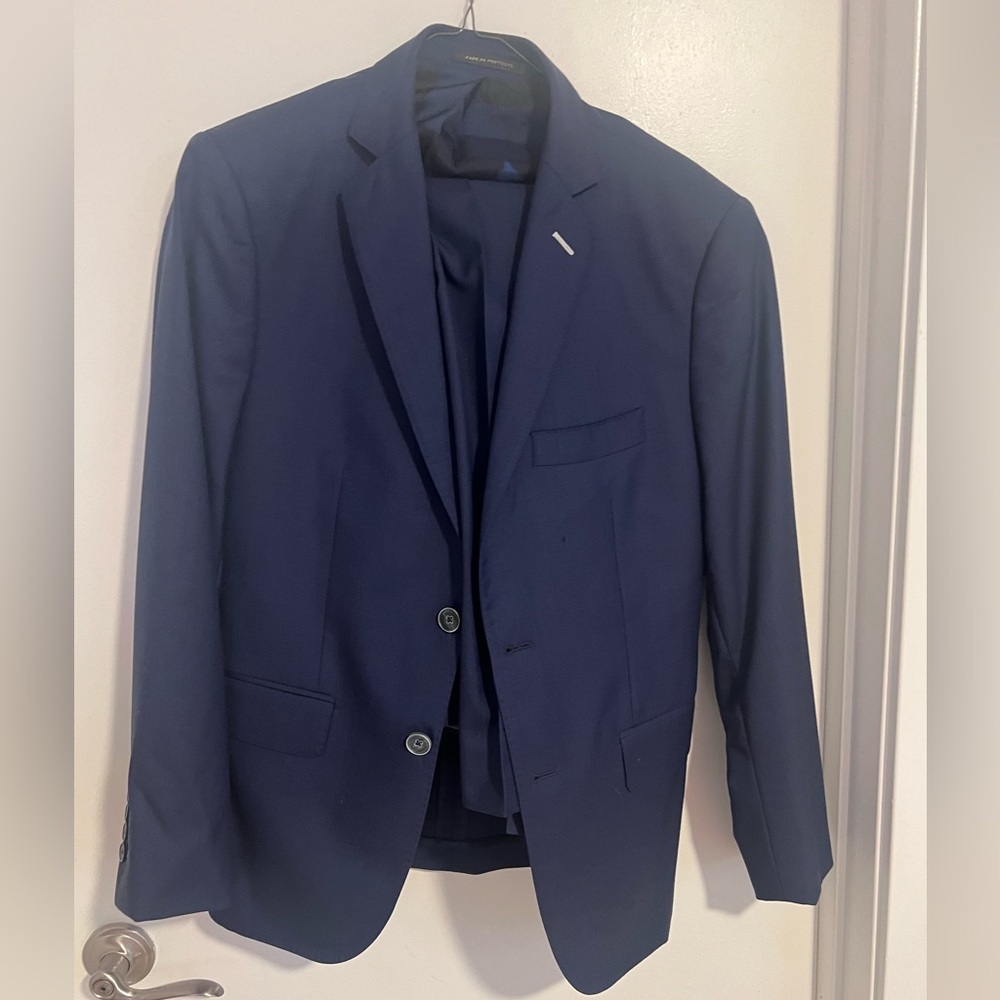 J Hilburn Navy  Sports Coat and pants men’s suit | 40